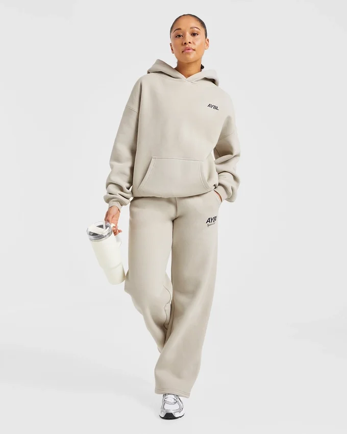 AYBL Sports Club Oversized Joggingbroek met rechte pijpen