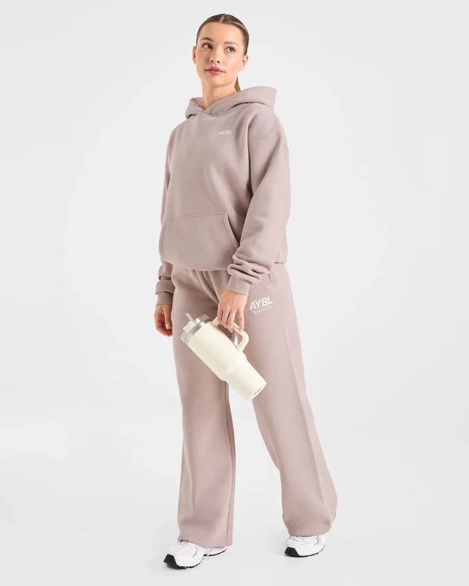 AYBL Sports Club Oversized Joggingbroek met rechte pijpen
