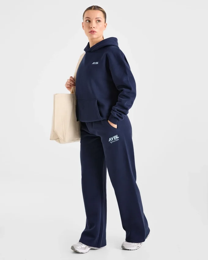 AYBL Sports Club Oversized Joggingbroek met rechte pijpen