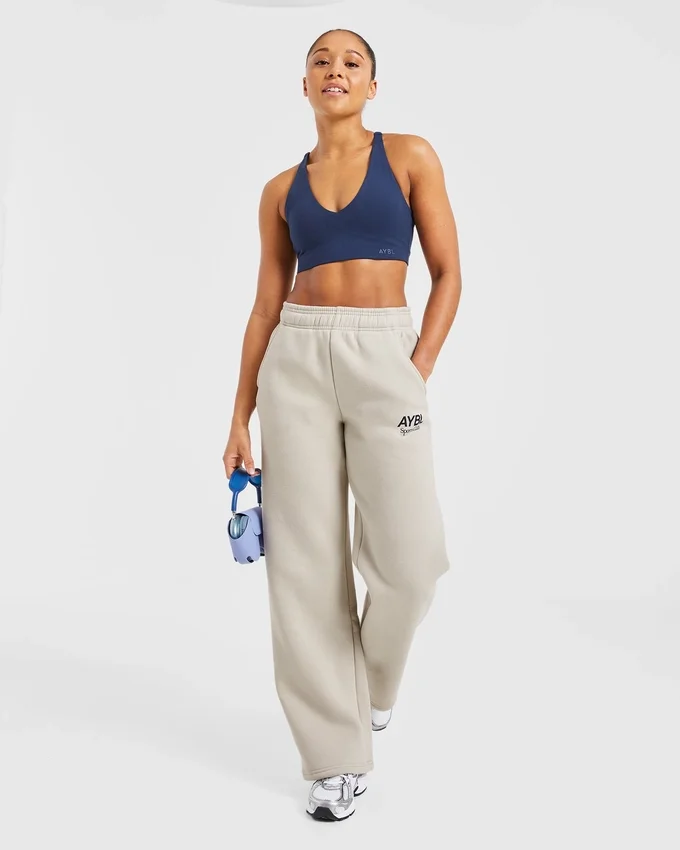 AYBL Sports Club Oversized Joggingbroek met rechte pijpen