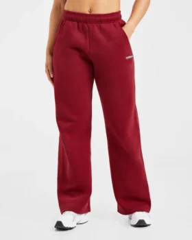 AYBL Sports Outline Oversized Joggingbroek met rechte pijpen