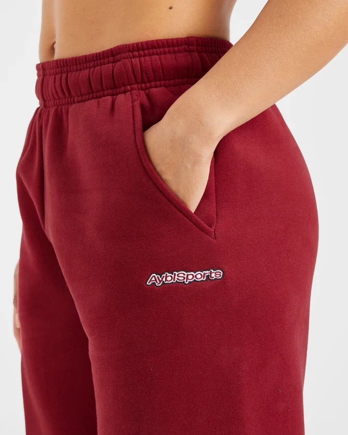 AYBL Sports Outline Oversized Joggingbroek met rechte pijpen