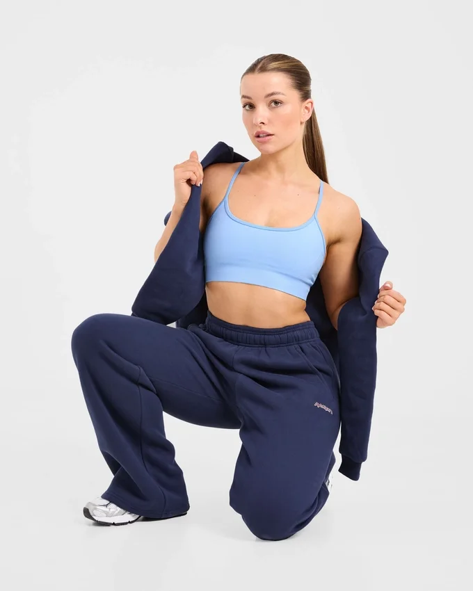 AYBL Sports Outline Oversized Joggingbroek met rechte pijpen