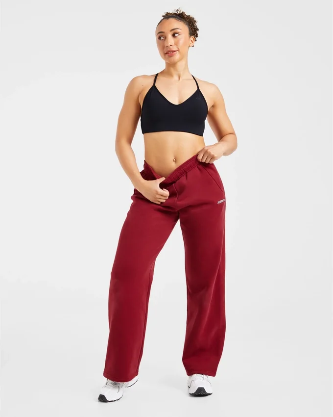 AYBL Sports Outline Oversized Joggingbroek met rechte pijpen