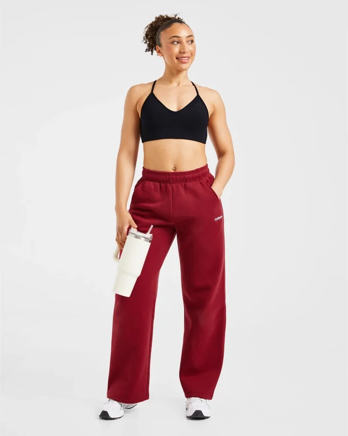 AYBL Sports Outline Oversized Joggingbroek met rechte pijpen