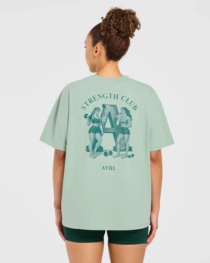 AYBL Strength Club oversized T-shirt