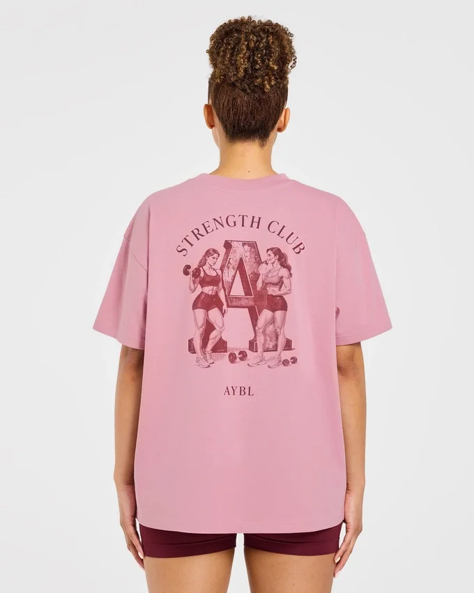 AYBL Strength Club oversized T-shirt