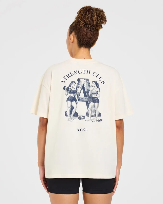 AYBL Strength Club oversized T-shirt