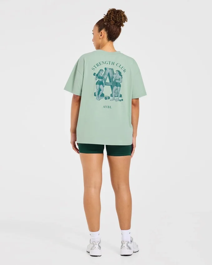 AYBL Strength Club oversized T-shirt