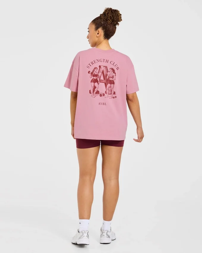 AYBL Strength Club oversized T-shirt