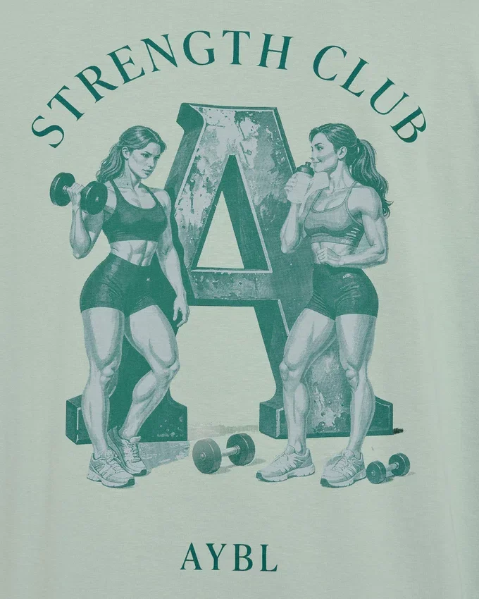 AYBL Strength Club oversized T-shirt