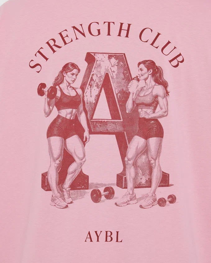 AYBL Strength Club oversized T-shirt