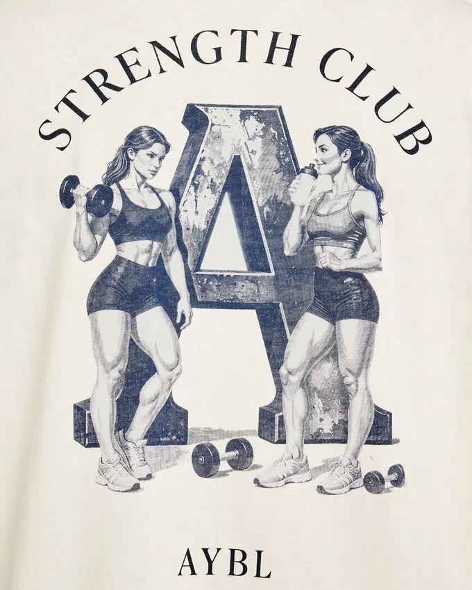 AYBL Strength Club oversized T-shirt