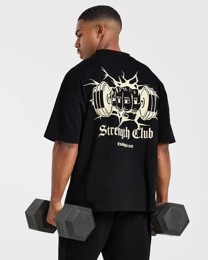 AYBL Strength Club oversized T-shirt