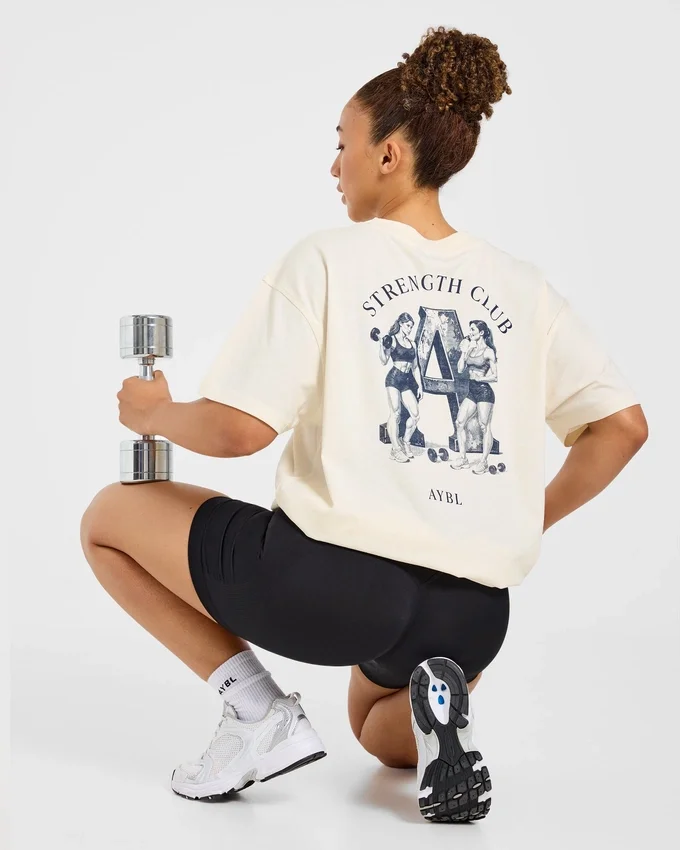 AYBL Strength Club oversized T-shirt