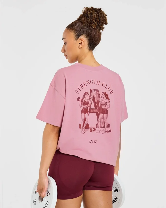 AYBL Strength Club oversized T-shirt