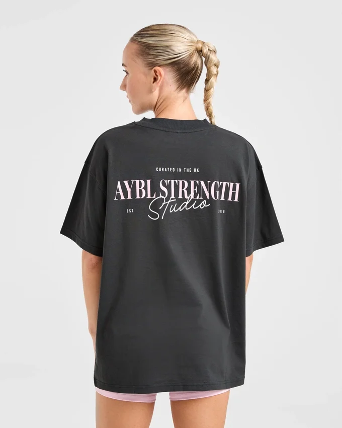 AYBL Strength Studio oversized T-shirt