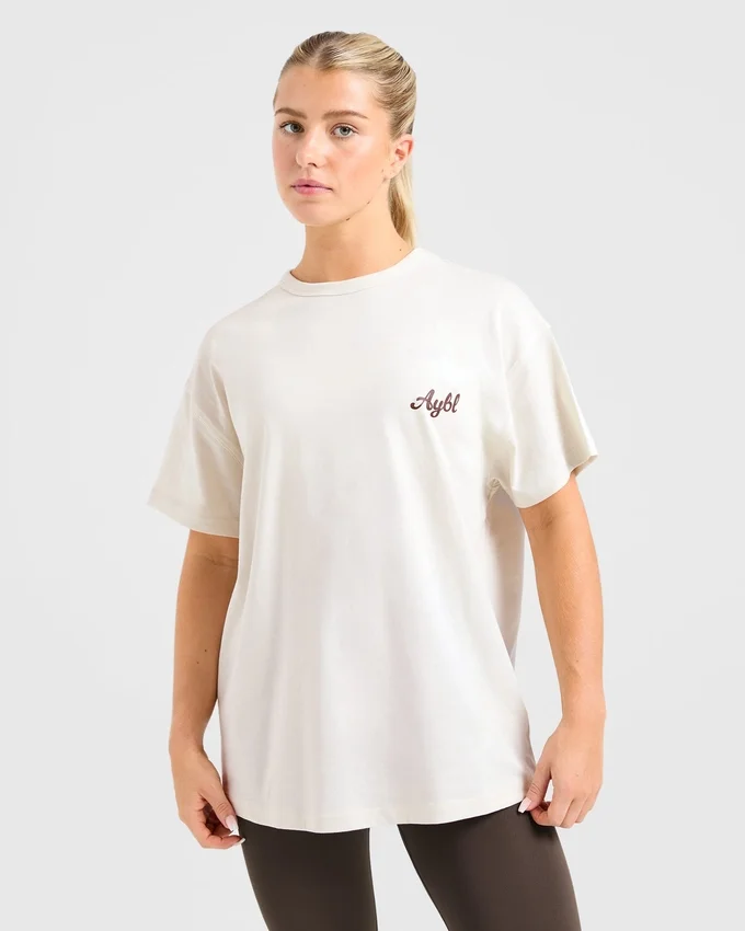 Body Achieve Mind Believe oversized T-shirt