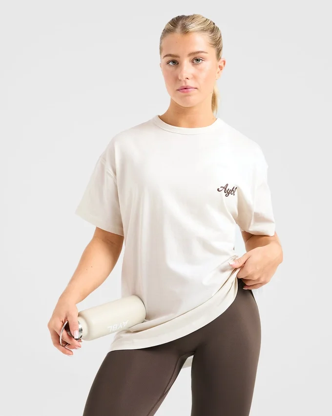 Body Achieve Mind Believe oversized T-shirt