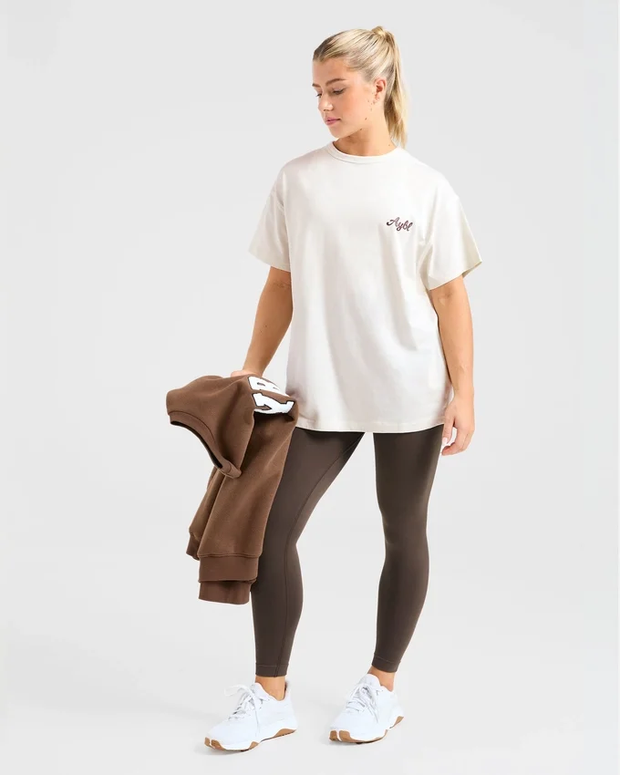 Body Achieve Mind Believe oversized T-shirt