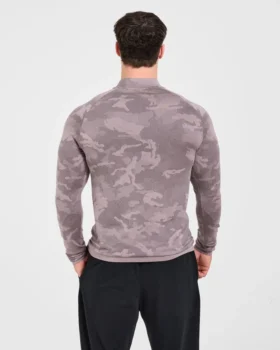 Camo Seamless 1/4 Zip-trui