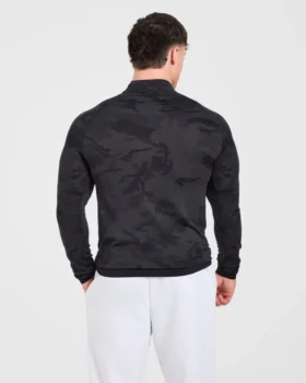 Camo Seamless 1/4 Zip-trui