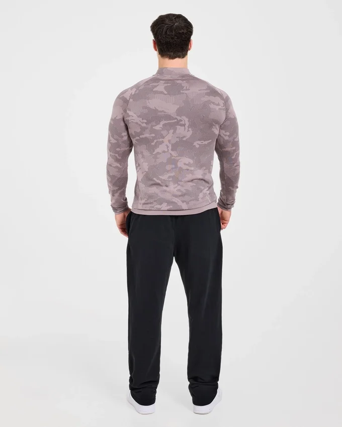 Camo Seamless 1/4 Zip-trui