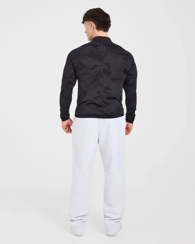 Camo Seamless 1/4 Zip-trui