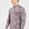 Camo Seamless 1/4 Zip-trui