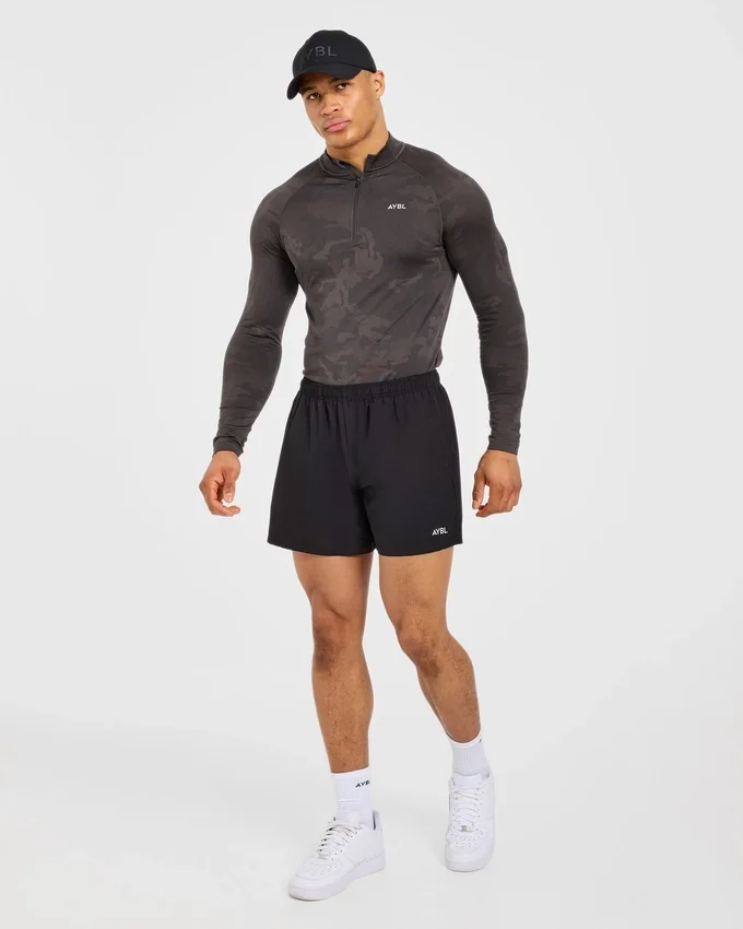 Camo Seamless 1/4 Zip-trui