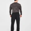 Camo Seamless-T-shirt met lange mouwen