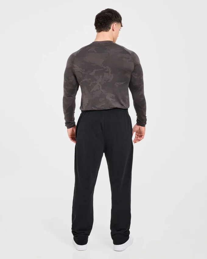 Camo Seamless-T-shirt met lange mouwen