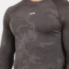 Camo Seamless-T-shirt met lange mouwen