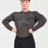 Camo Seamless-T-shirt met lange mouwen