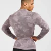 Camo Seamless-T-shirt met lange mouwen