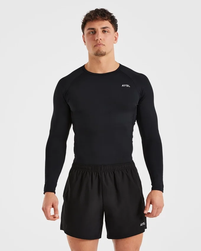 Compressie-T-shirt met lange mouwen