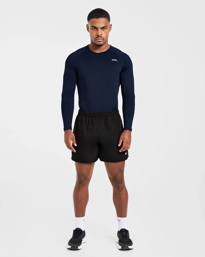 Compressie-T-shirt met lange mouwen