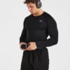 Compressie-T-shirt met lange mouwen