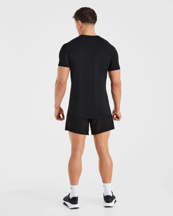 Compressie T-shirt met relaxte pasvorm