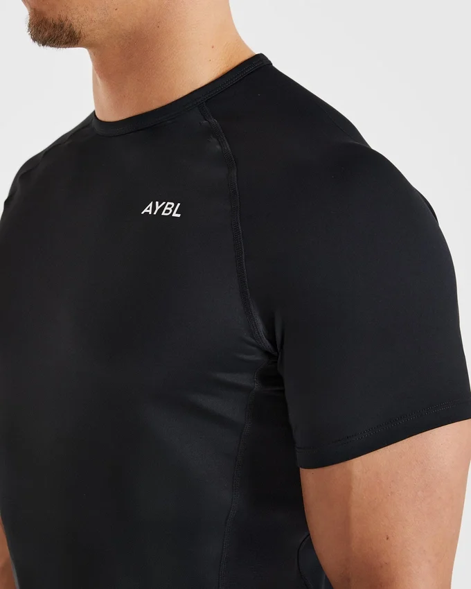 Compressie T-shirt met relaxte pasvorm