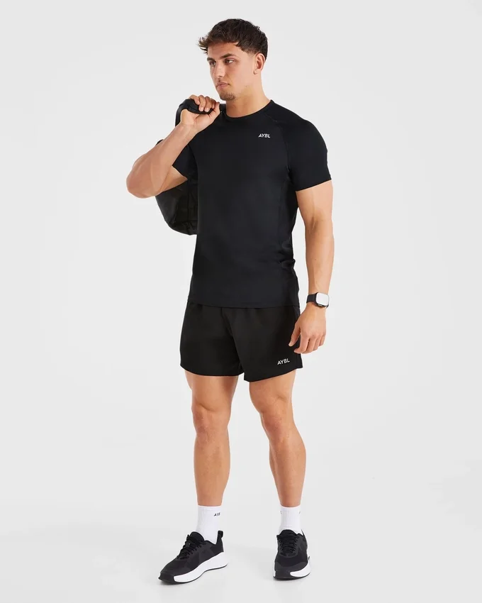 Compressie T-shirt met relaxte pasvorm