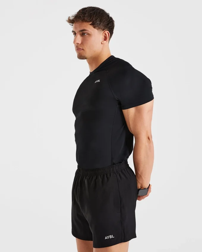 Compressie T-shirt met relaxte pasvorm