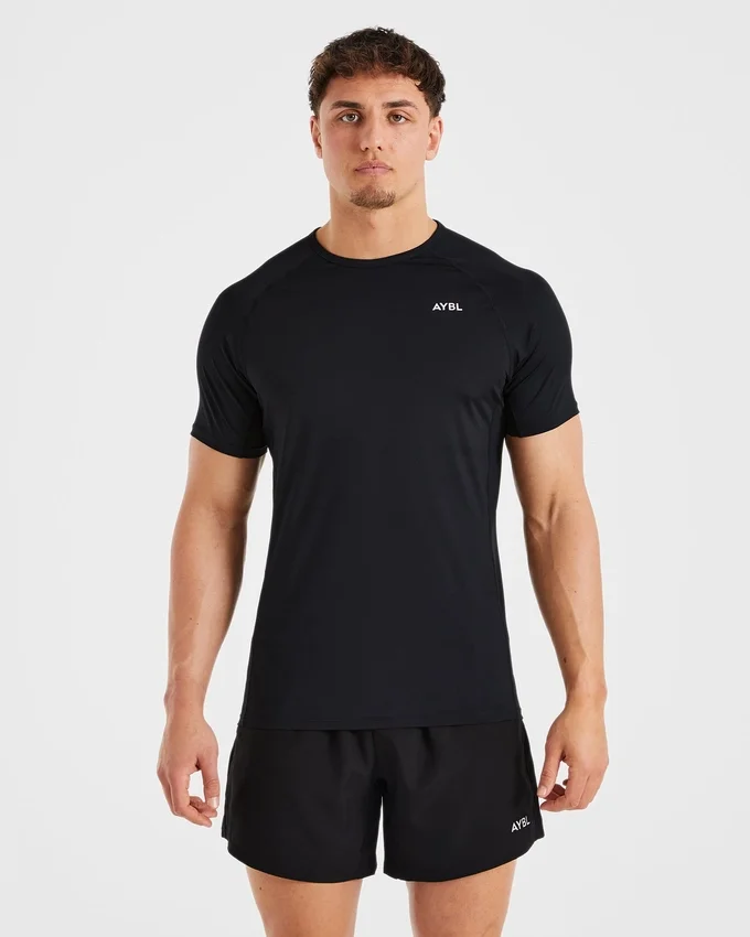 Compressie T-shirt met relaxte pasvorm