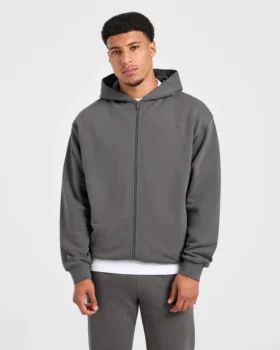 Craft oversized hoodie met rits