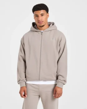 Craft oversized hoodie met rits
