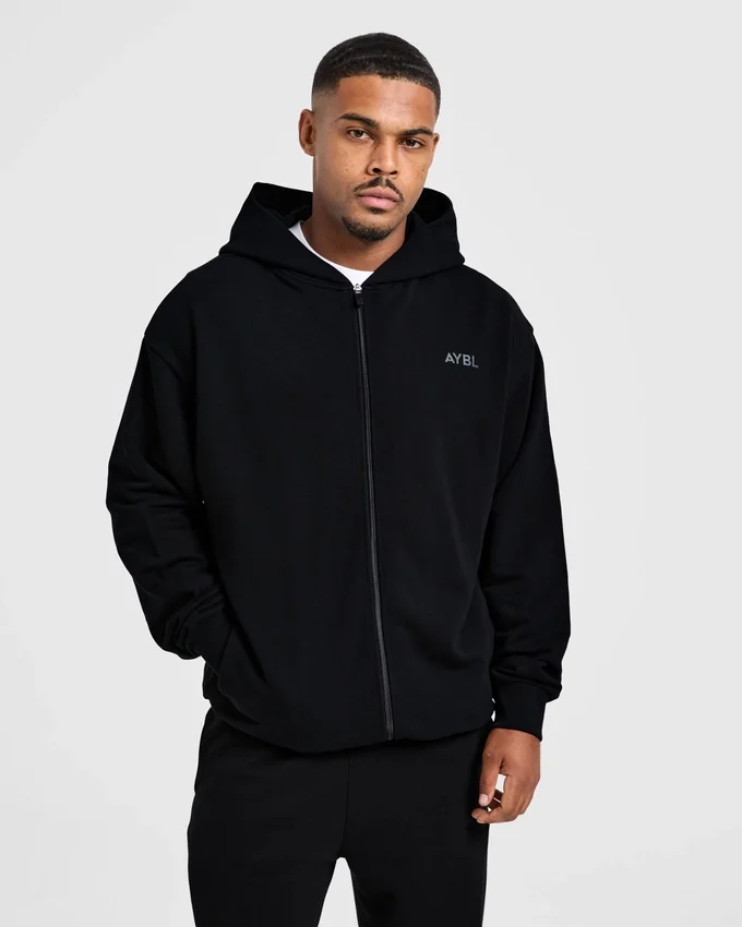 Craft oversized hoodie met rits