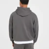 Craft oversized hoodie met rits
