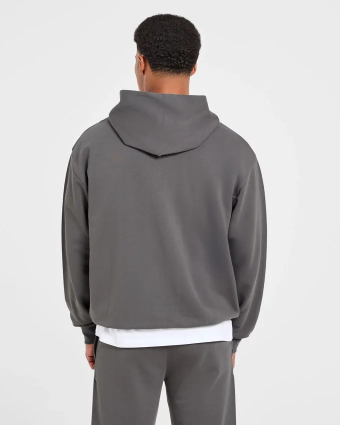 Craft oversized hoodie met rits