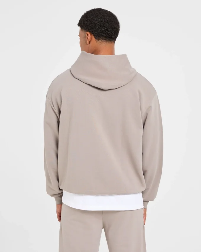 Craft oversized hoodie met rits