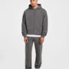 Craft oversized hoodie met rits